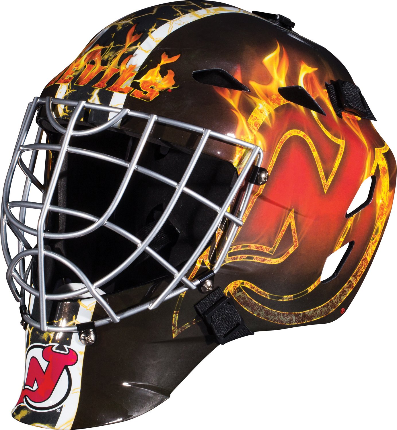 Franklin Boys' New Jersey Devils GFM 1500 Goalie Face Mask - view number 2