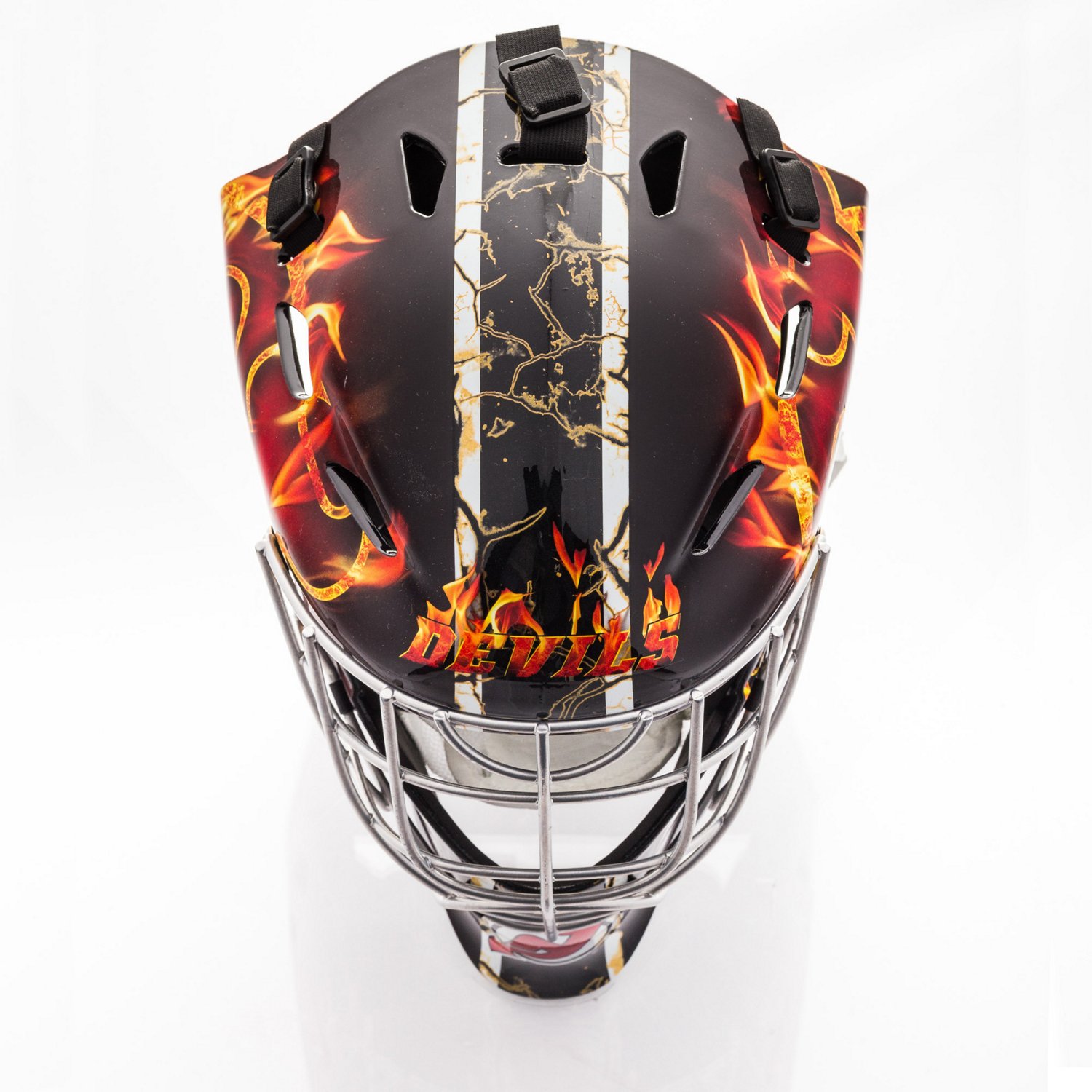 Franklin Boys' New Jersey Devils GFM 1500 Goalie Face Mask - view number 3