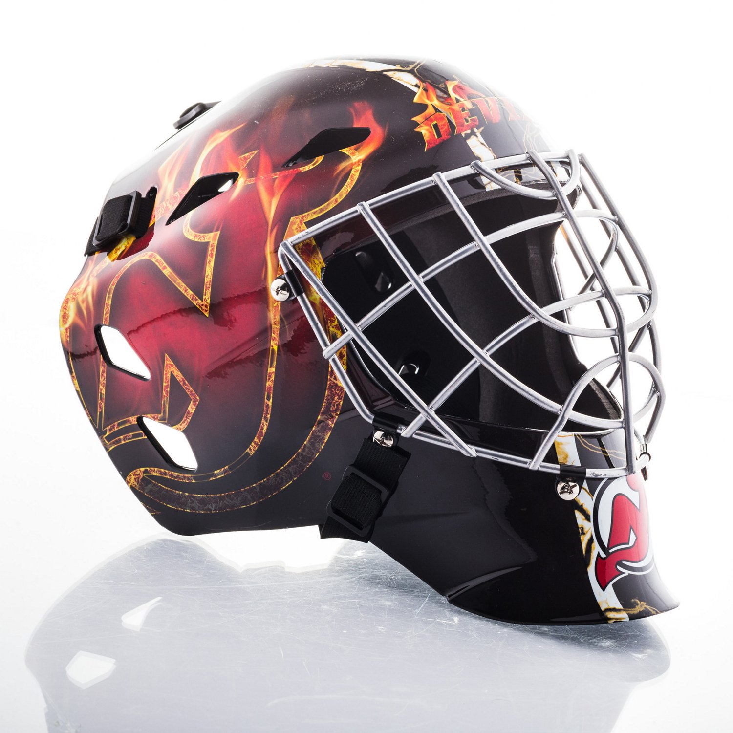 Franklin Boys' New Jersey Devils GFM 1500 Goalie Face Mask - view number 5