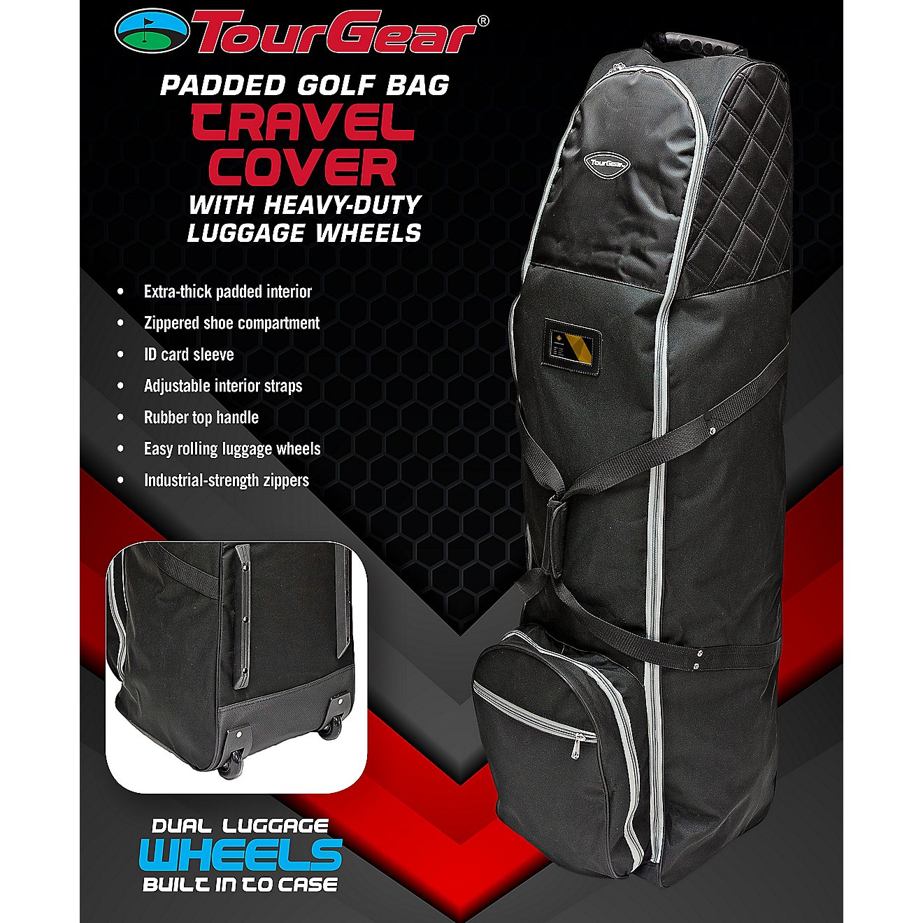 Tour Gear TG-300 Extra Padded Golf Travel Cover                                                                                  - view number 2