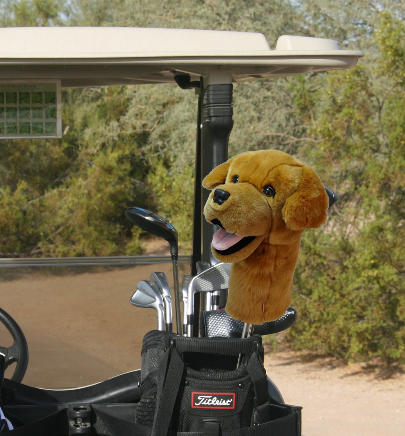 Daphne's Headcovers Golden Retriever Driver Headcover                                                                            - view number 2
