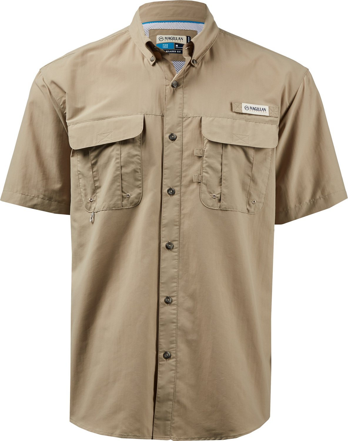 Magellan Outdoors Men's Laguna Madre Solid Short Sleeve Fishing Shirt - view number 3
