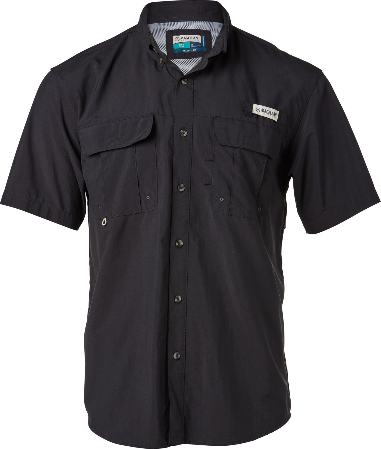 Magellan Outdoors Men's Laguna Madre Solid Short Sleeve Fishing Shirt - view number 3
