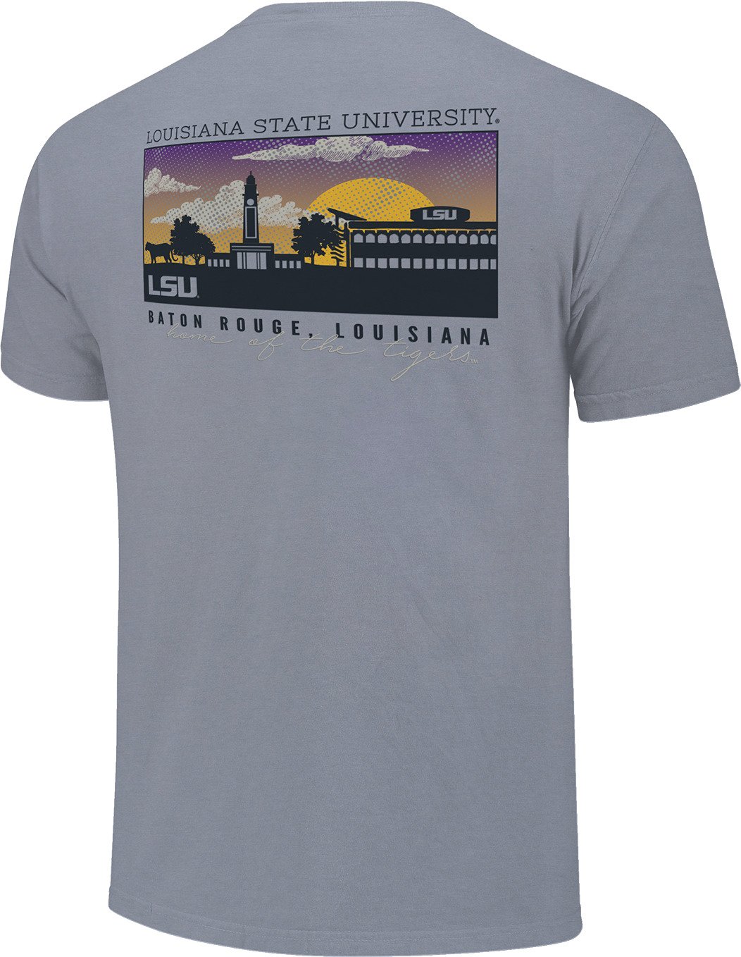 Image One Men's Louisiana State University Campus Scene T-shirt