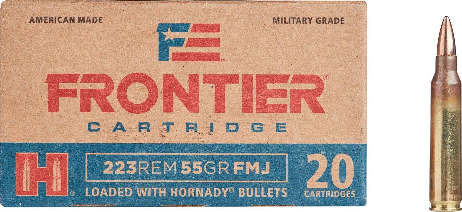 Buy Frontier Cartridge Military Grade 223 Remington Ammo 55 Grain Hornady  Hollow Point Match 500 Rounds in Ammo Can Online • Hornady Armory