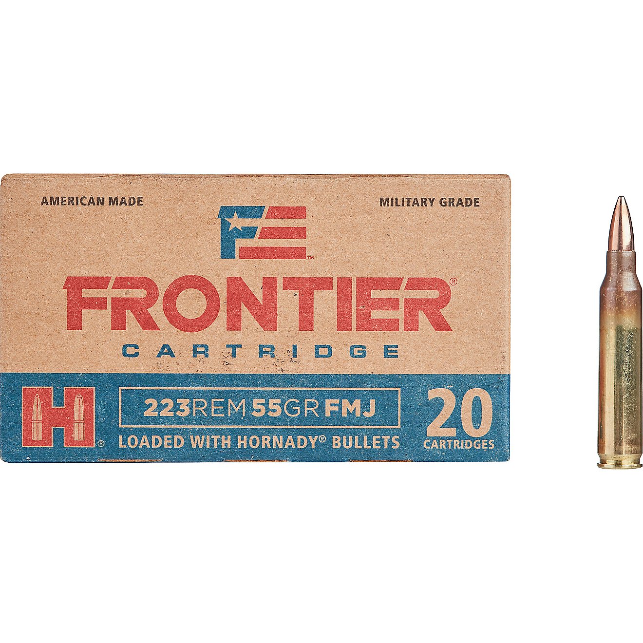 Hornady Frontier .223 Remington 55-Grain Centerfire Rifle Ammunition - 20 Rounds                                                 - view number 2