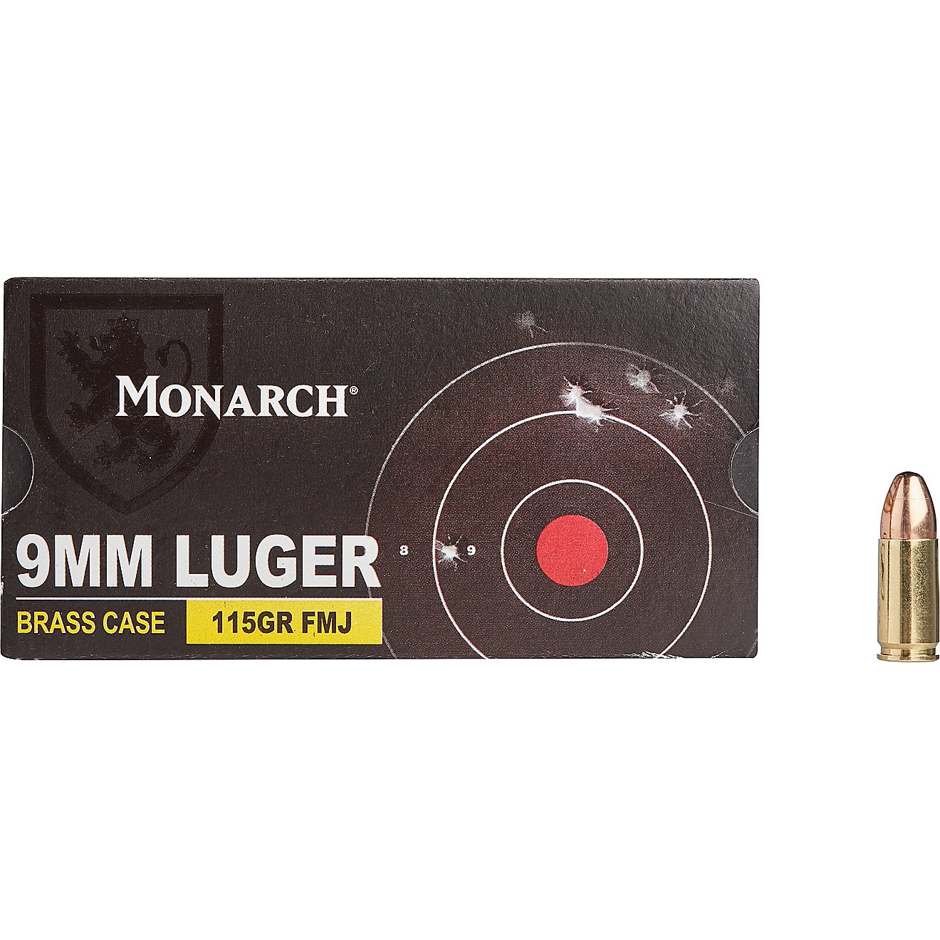 Monarch FMJ 9mm Luger 115-Grain Pistol Ammunition                                                                                - view number 2