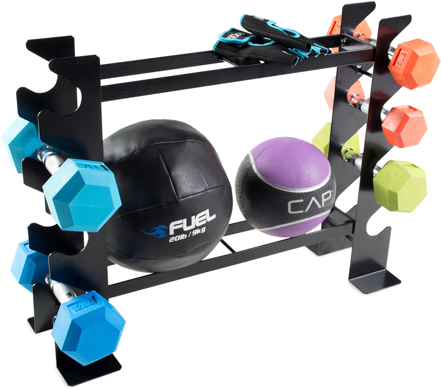 CAP 27 in Dumbbells and Accessories Storage Rack Academy