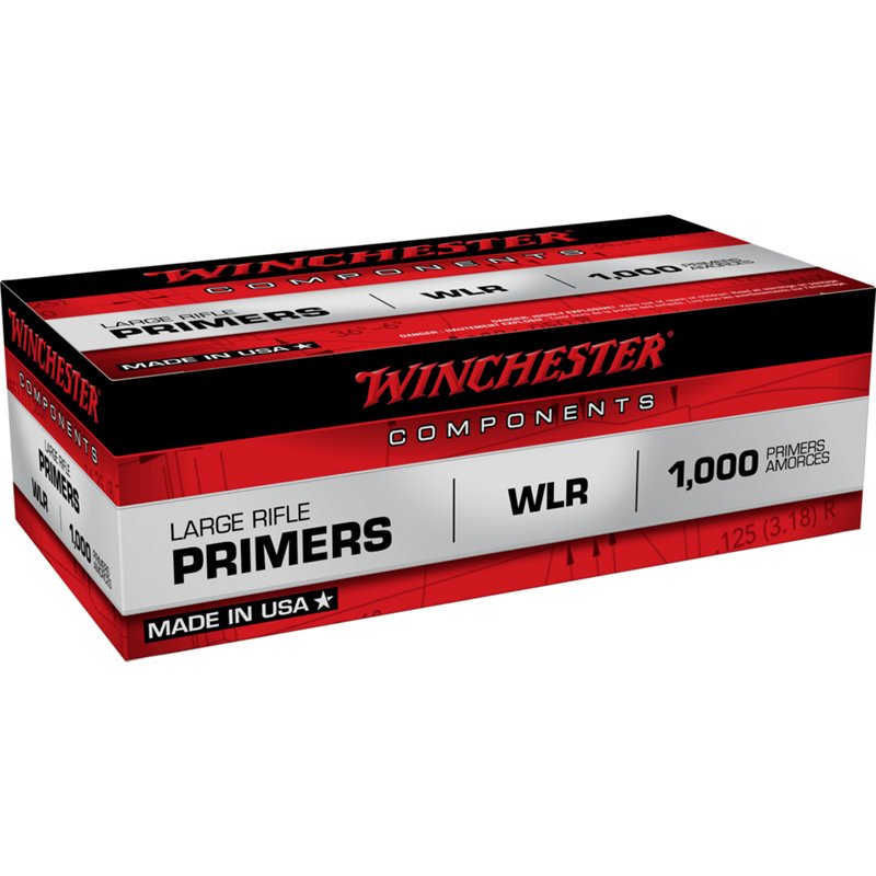 Winchester Large Rifle Primers - 8-1/2 - 1000