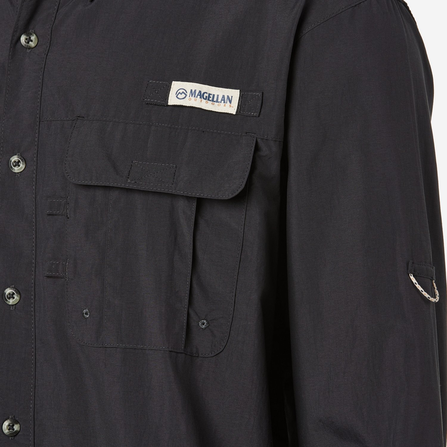 Magellan Outdoors Men's Laguna Madre Solid Long Sleeve Fishing Shirt - view number 6