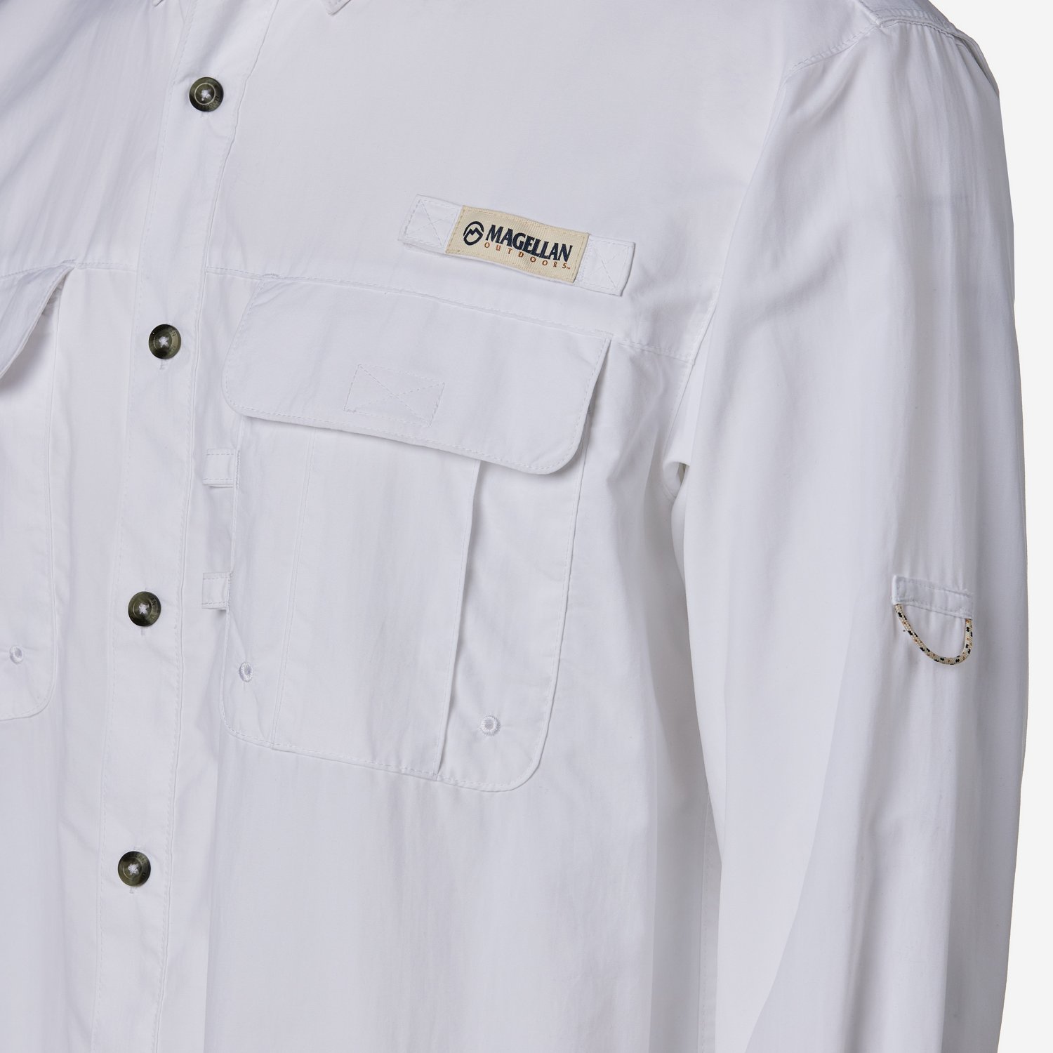 Magellan Outdoors Men's Laguna Madre Solid Long Sleeve Fishing Shirt - view number 6