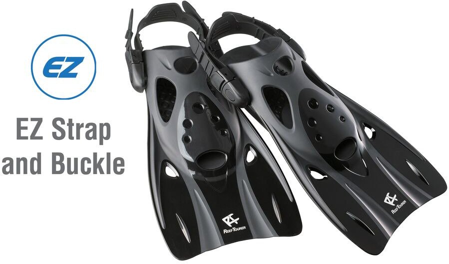 ReefTourer Adults' Single-Window Mask, Snorkel and Fin Traveling Set - view number 4