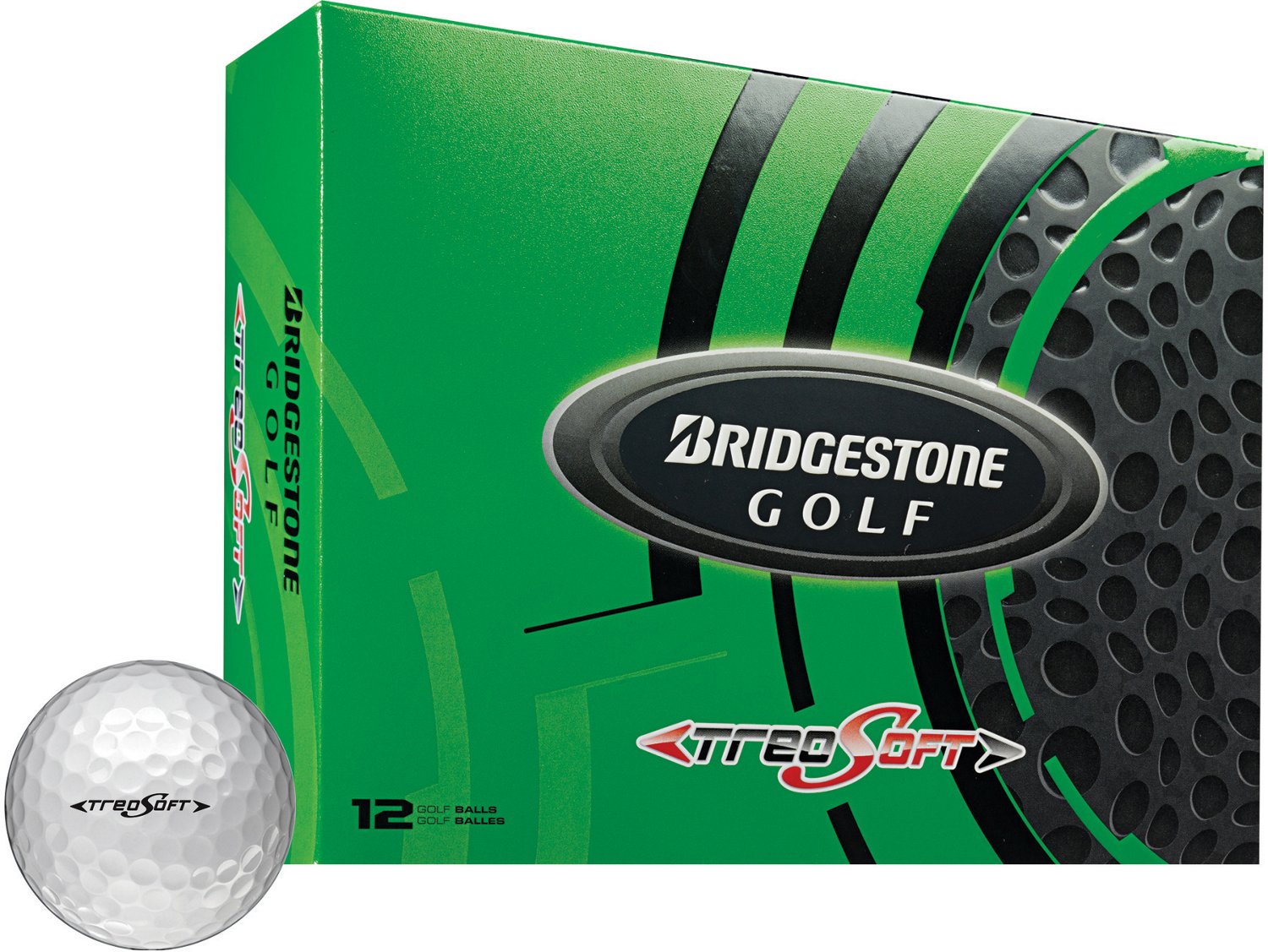 Bridgestone Golf TreoSoft Golf Balls 12Pack Academy