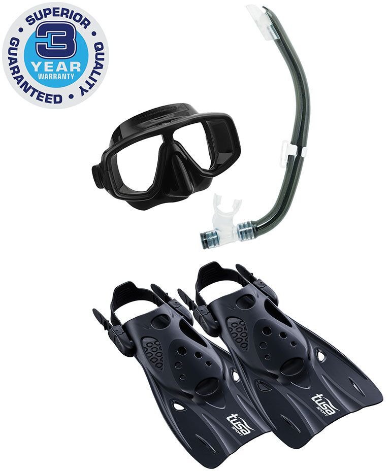 TUSA Sport Platina Mask, Hyperdry Snorkel & Fin Travel Set                                                                       - view number 5