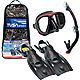 TUSA Sport Powerview Snorkel Travel Set                                                                                          - view number 1 selected