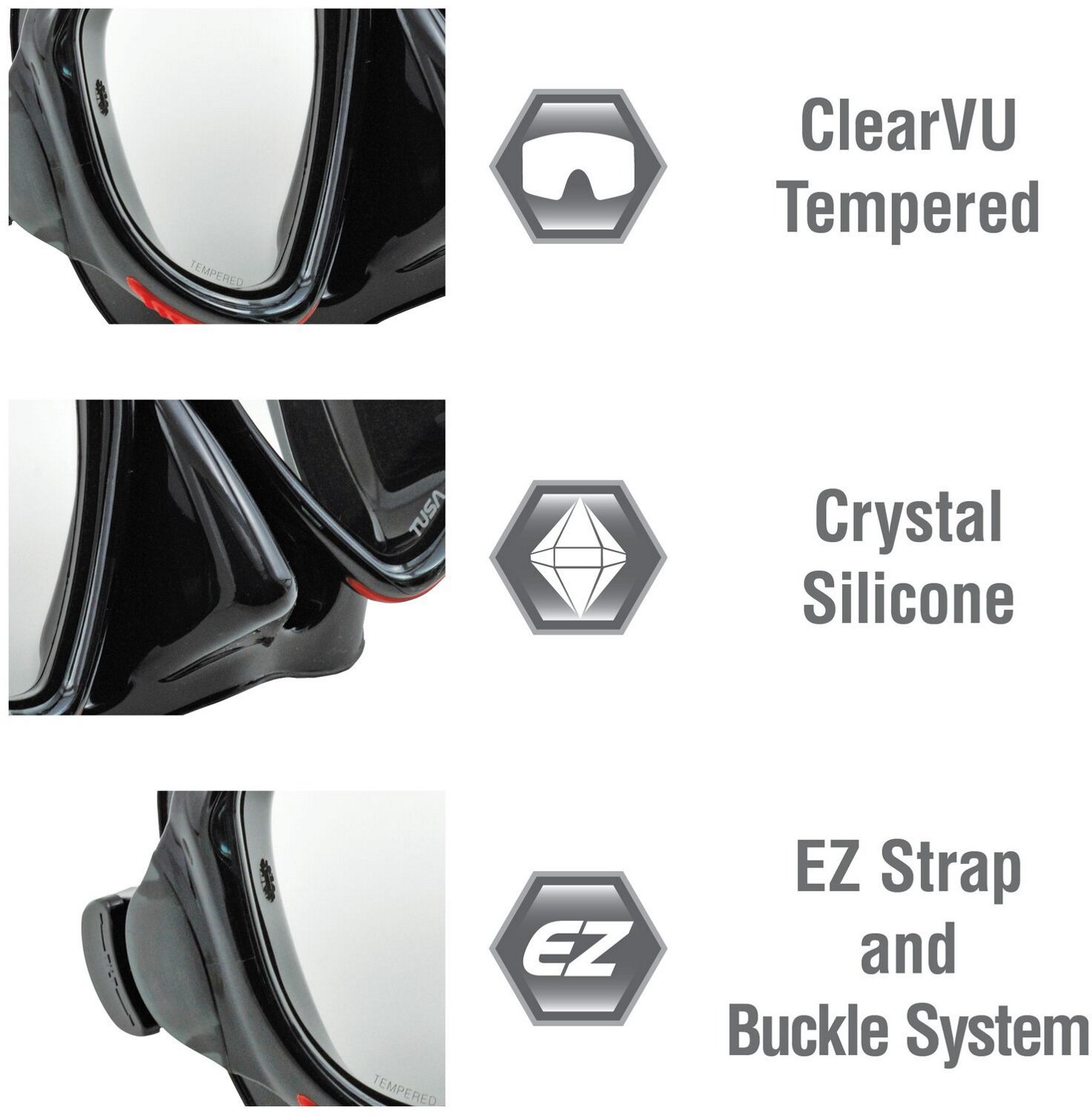 TUSA Sport Powerview Snorkel Travel Set - view number 2