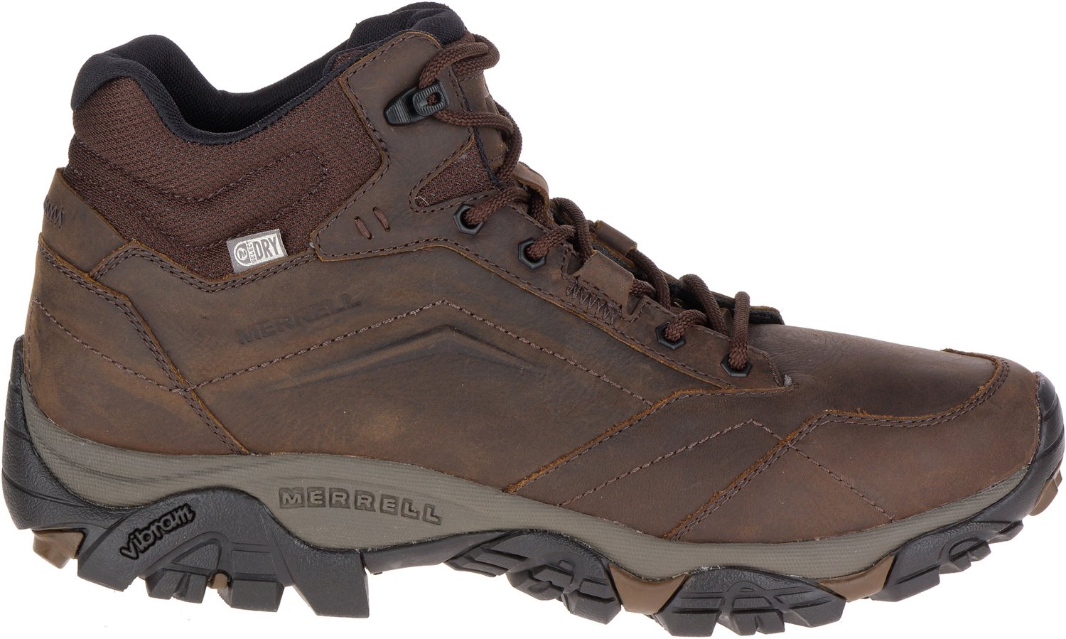 Merrell Men's Moab Adventure Mid Waterproof Shoes | Academy