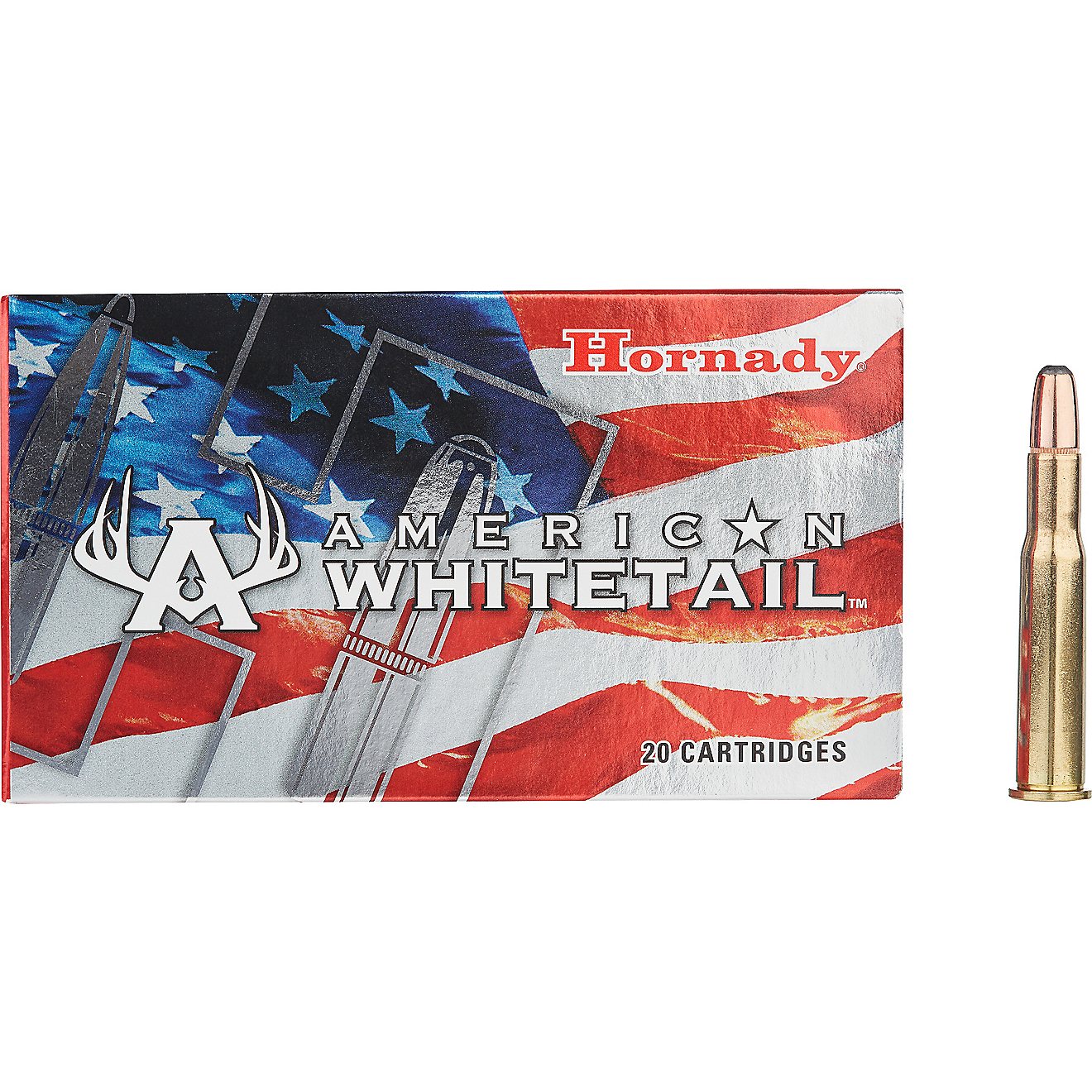 Hornady InterLock® RN American Whitetail™ .30-30 Win 150-Grain Centerfire Rifle Ammunition - 20 Rounds                        - view number 2