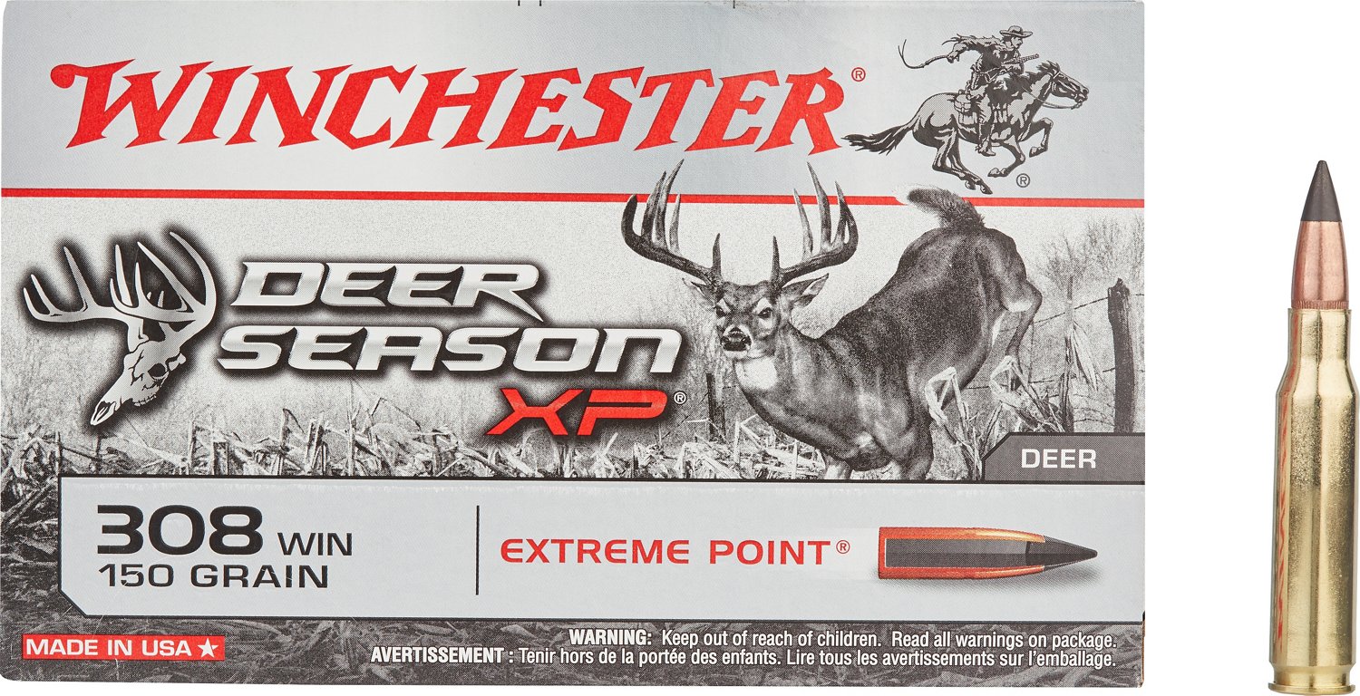 Winchester Deer Season XP .308 Win. 150-Grain Centerfire Rifle Ammunition - 20 Rounds                                            - view number 2