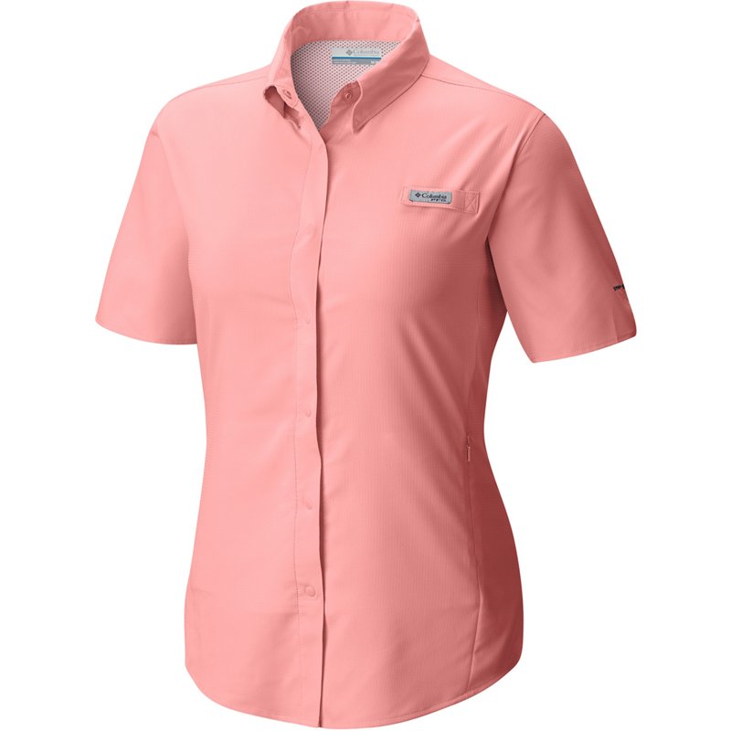 Columbia Sportswear Women's Tamiami II Short Sleeve Shirt Mdpink, Small - Women's Fishing Tops at Academy Sports