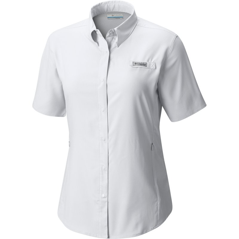 Columbia Sportswear Women's Tamiami II Short Sleeve Shirt White, 2X-Large - Women's Fishing Tops at Academy Sports