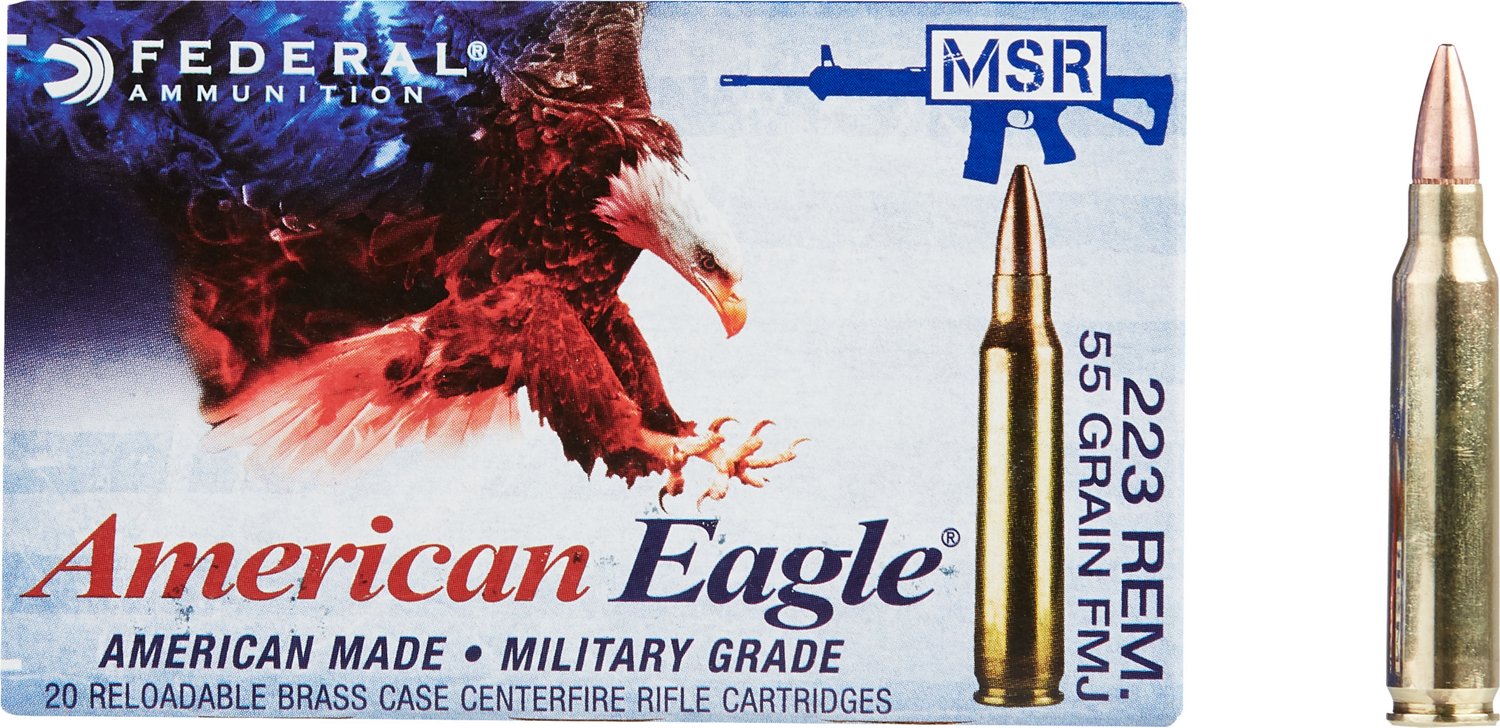 American Eagle® .223 Remington 55-Grain Centerfire Rifle Ammunition - view number 2