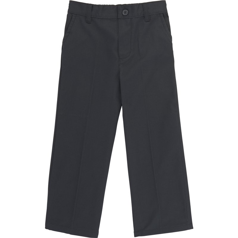 French Toast School Uniform Boys Pull-On Relaxed Fit Stretch Twill Pant-Youth-GRAY-4
