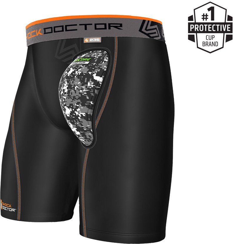 Shock Doctor 221 Compression Shorts with Cup