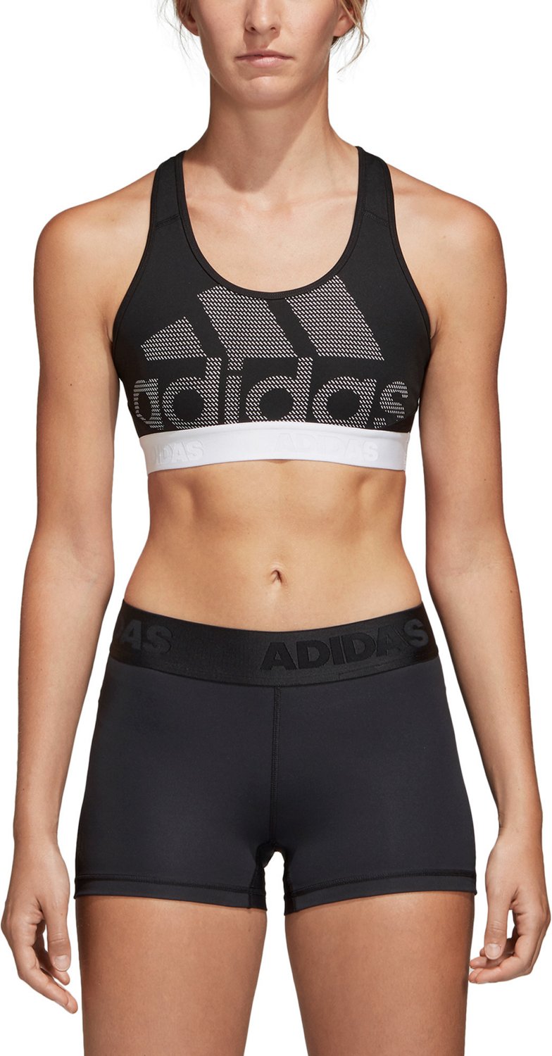 adidas Women's Don't Rest Alphaskin Medium Support Racerback Sports Bra                                                          - view number 2