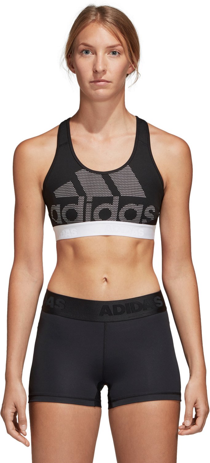 adidas Women's Don't Rest Alphaskin Medium Support Racerback Sports Bra                                                          - view number 3