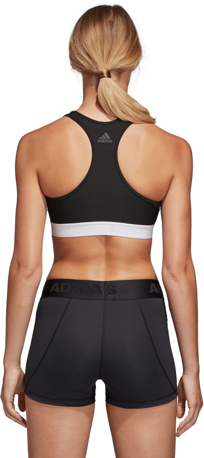 adidas Women's Don't Rest Alphaskin Medium Support Racerback Sports Bra                                                          - view number 4