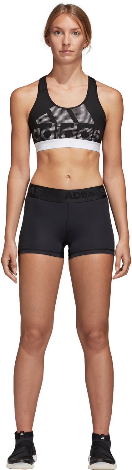 adidas Women's Don't Rest Alphaskin Medium Support Racerback Sports Bra                                                          - view number 6