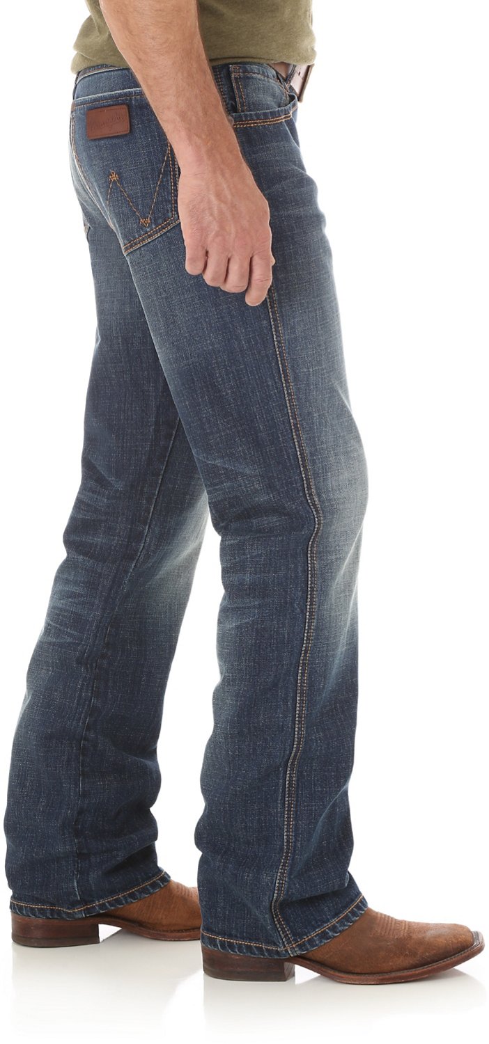 Wrangler Mens Retro Relaxed Fit Boot Cut Jeans Academy 2325