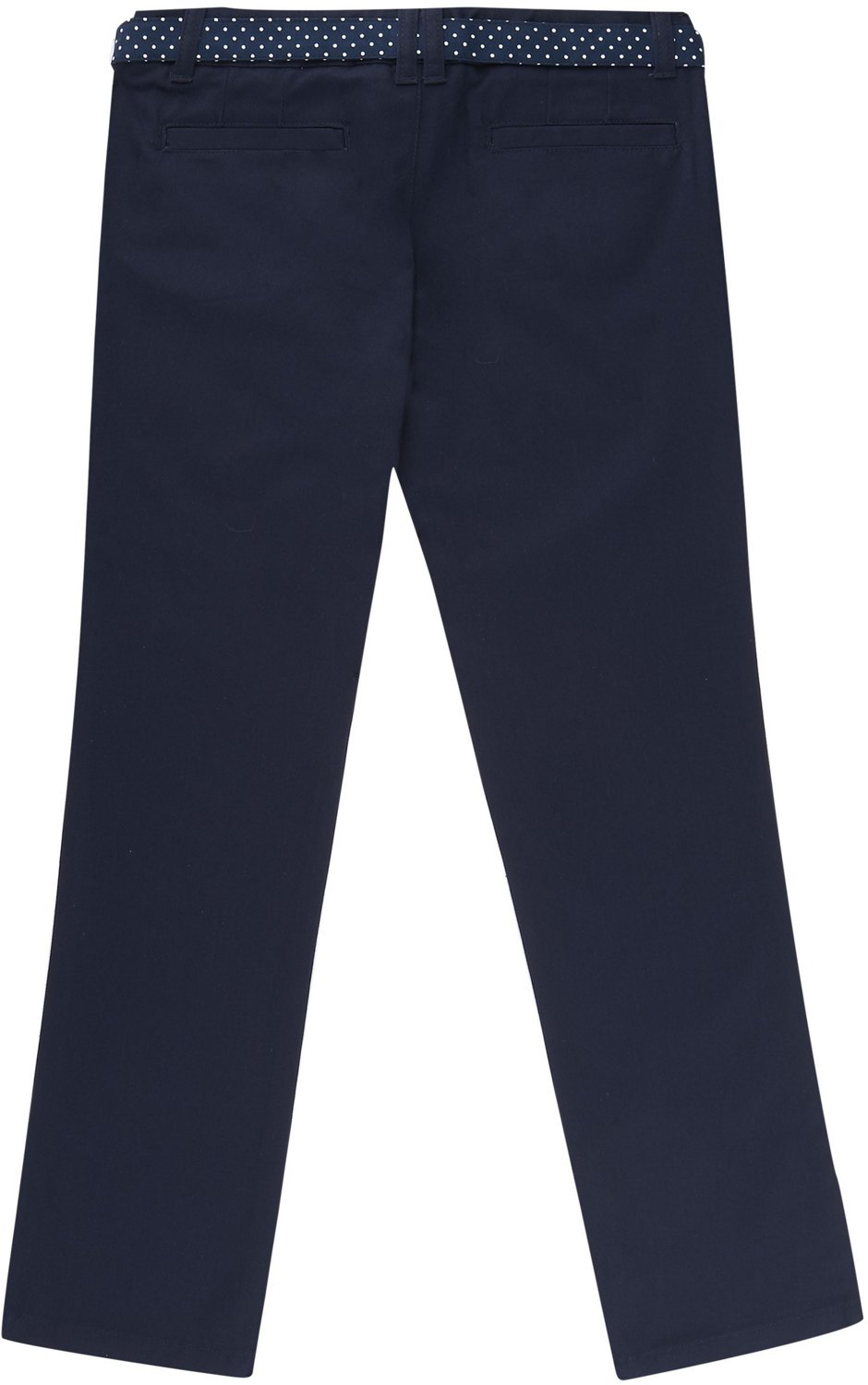 French Toast Girls' Twill Straight Leg Belted Pants | Academy