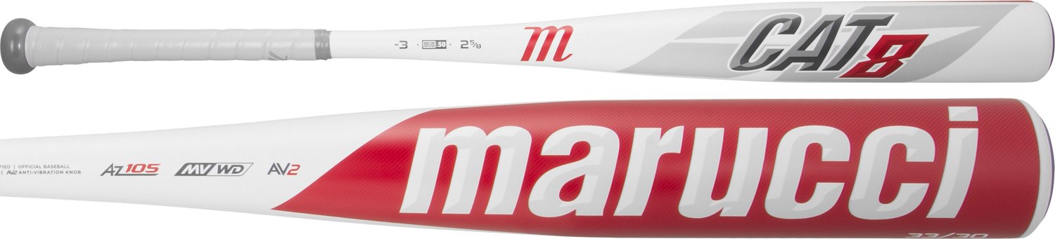 Marucci Adults' Cat 8 BBCOR Alloy Baseball Bat (3) Academy