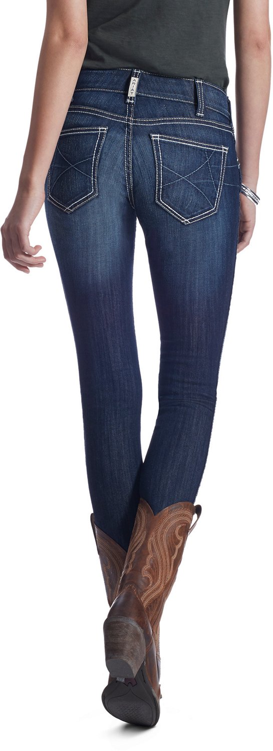 Ariat Women's R.E.A.L. Mid Rise Outseam Ella Skinny Jeans - view number 2