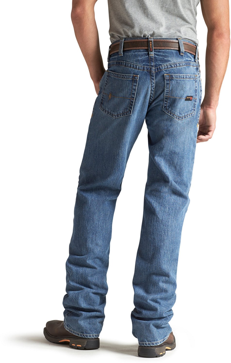 Ariat Men's Flame Resistant M3 Loose Basic Stackable Straight Leg Jeans - view number 2