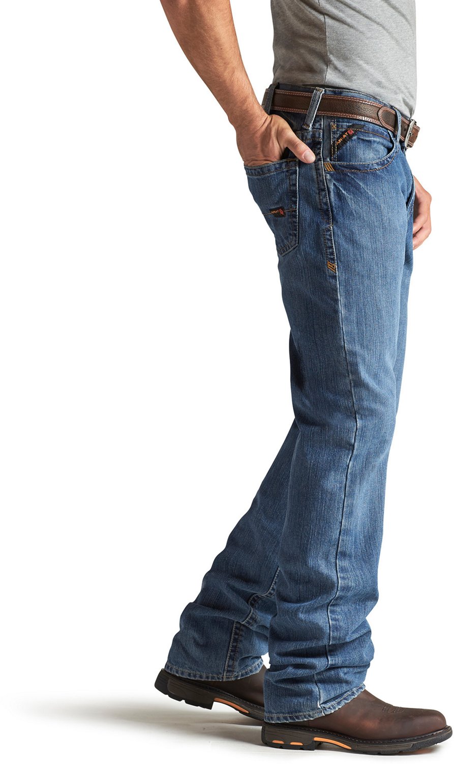 Ariat Men's FR M3 Loose Basic Stackable Straight Leg Jeans Academy
