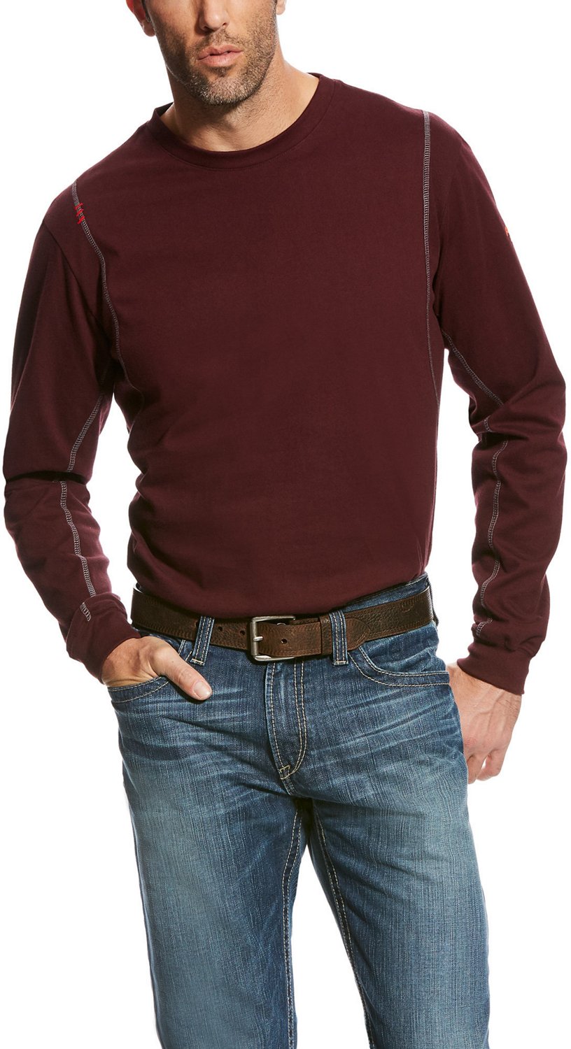 Ariat Men's FR AC Crew Long Sleeve Work Shirt                                                                                    - view number 2