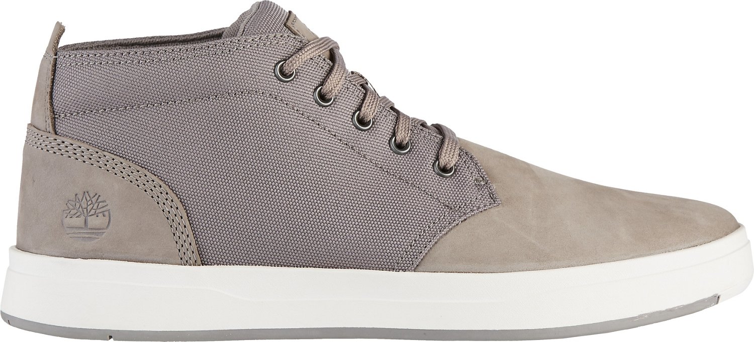 Timberland Men's Davis Square Fabric and Leather Chukka Boots | Academy