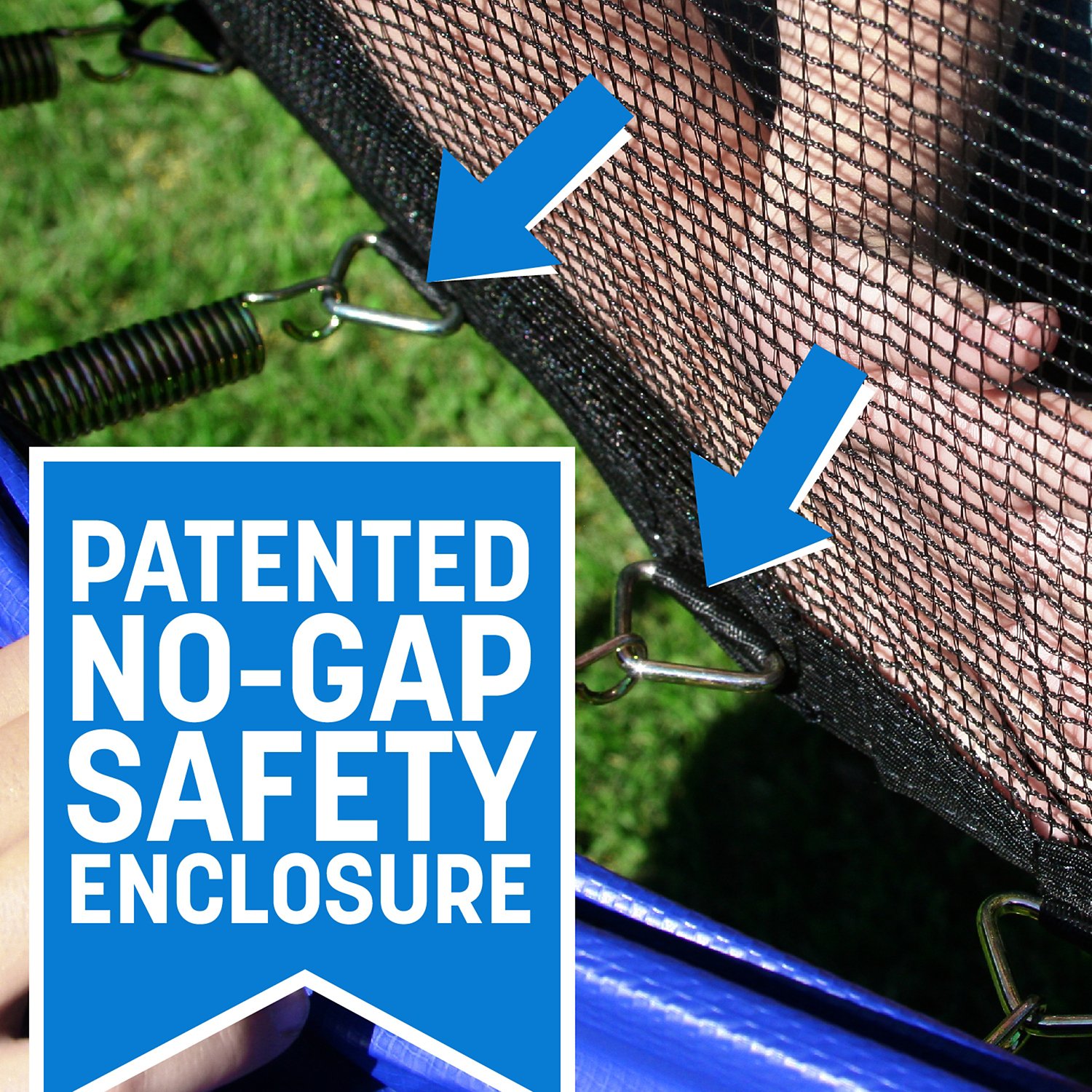 Skywalker Trampolines 15' Square Trampoline with Enclosure - view number 4