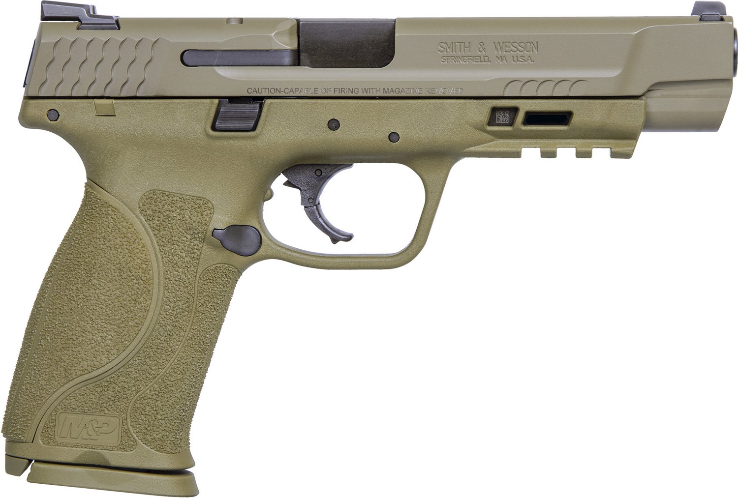 Smith & Wesson M&P9 M2.0 5 in FDE 9mm Full-Sized 17-Round Pistol                                                                 - view number 1 selected