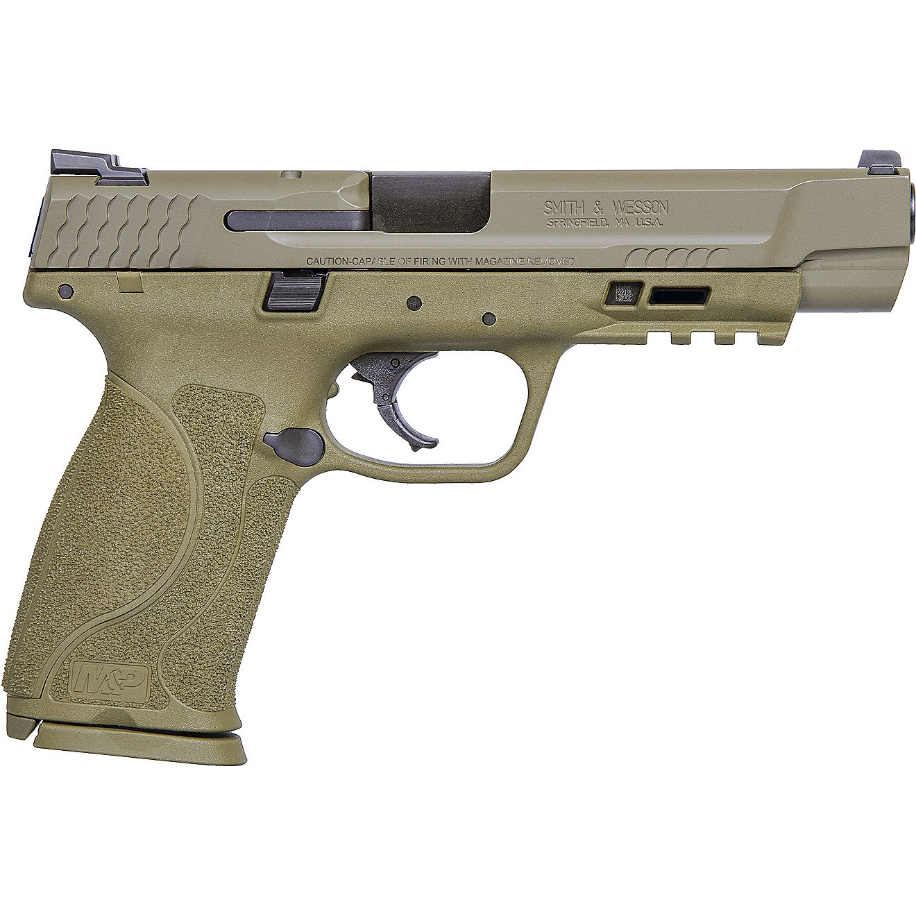 Smith & Wesson M&P9 M2.0 5 in FDE 9mm Full-Sized 17-Round Pistol                                                                 - view number 1