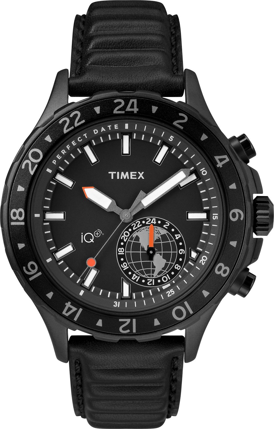 Timex Men's IQ+ Move Multi-Time Zone Full-Size Watch