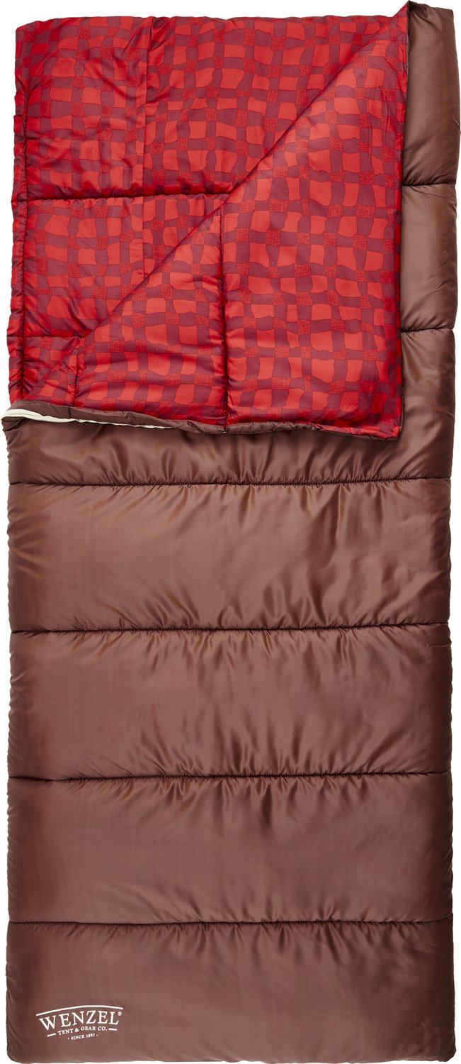 Wenzel Sundance Tribute 30 degrees F Plaid Sleeping Bag Academy