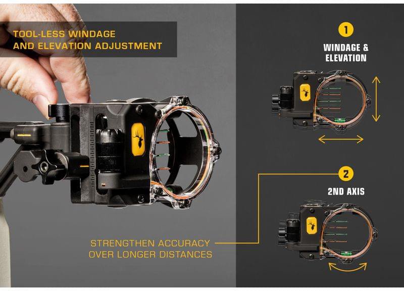 Trophy Ridge React H4 0.019 4-Pin Bow Sight - view number 4