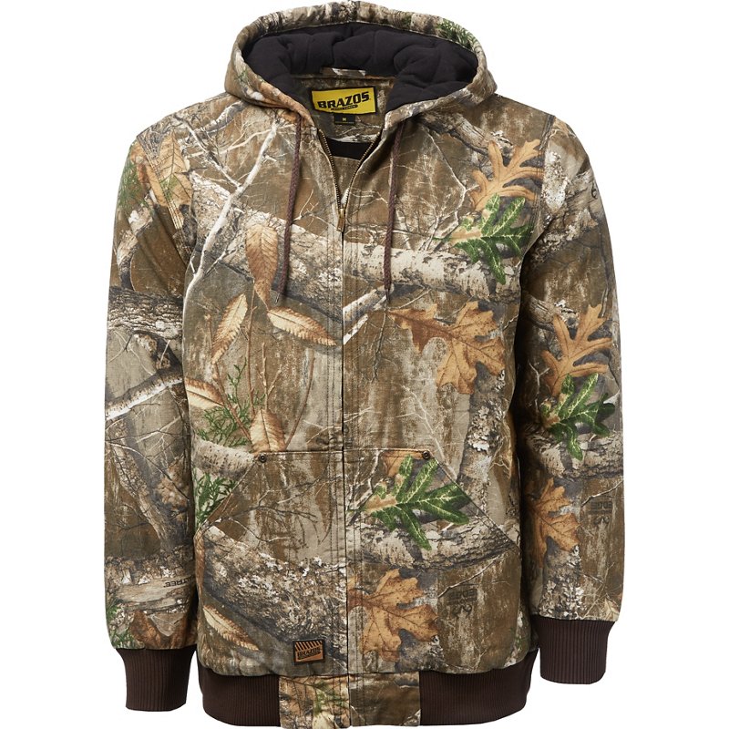 Brazos Men's Engineer Printed Hooded Jacket, X-Large - Men's Work Jackets at Academy Sports product image