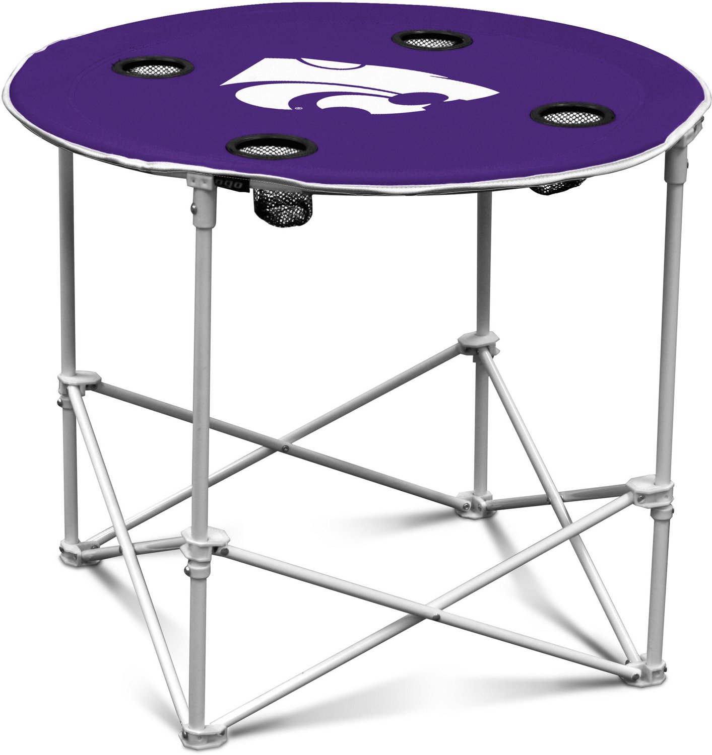 Logo Kansas State University Round Portable Table | Academy