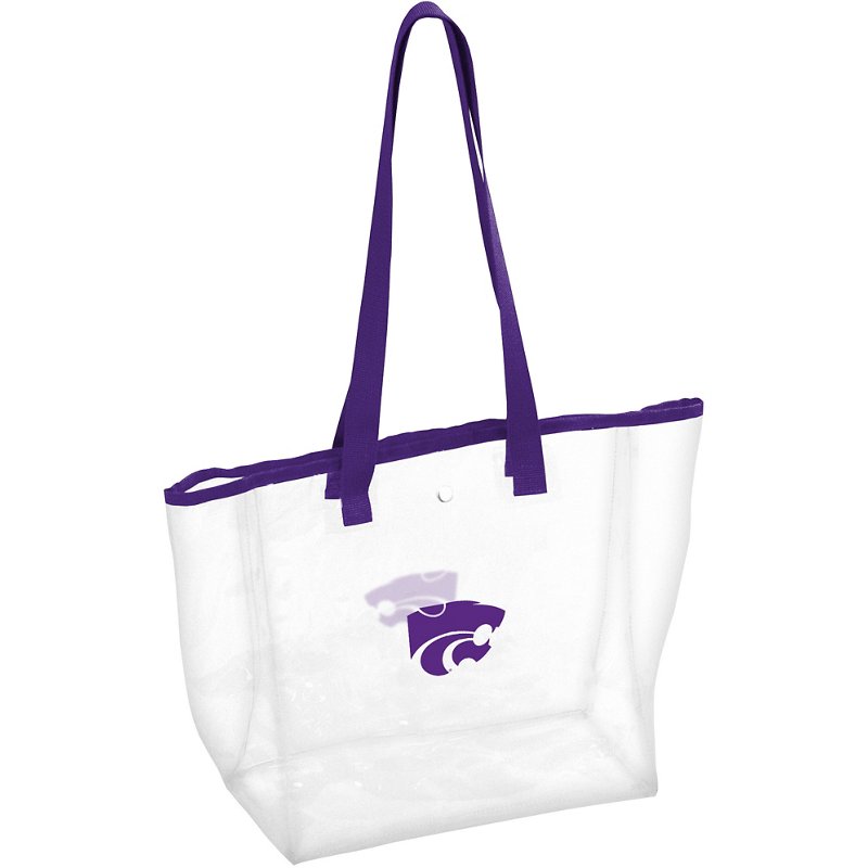 158-65P 12 in. Kansas State Stadium Clear Bag