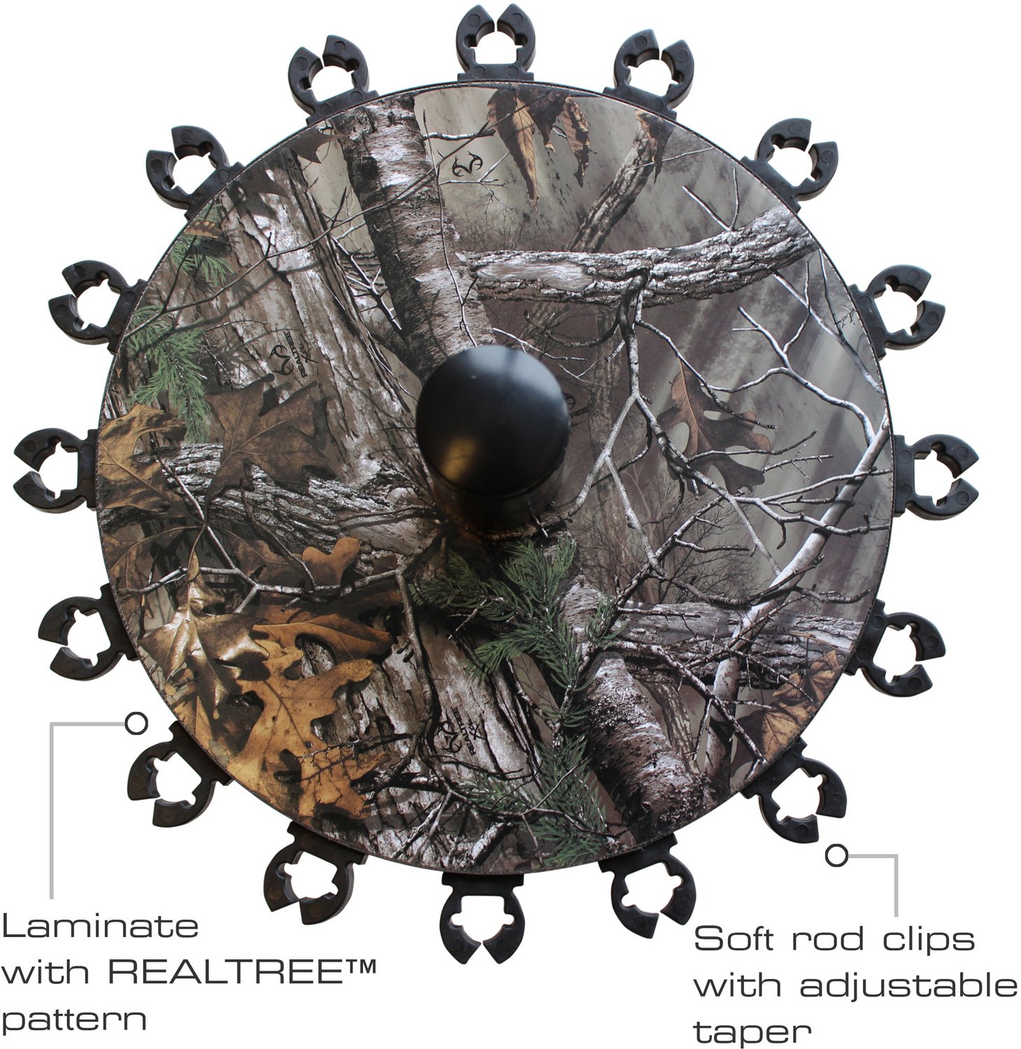 Rush Creek Realtree 16-Rod Round Rack - view number 3